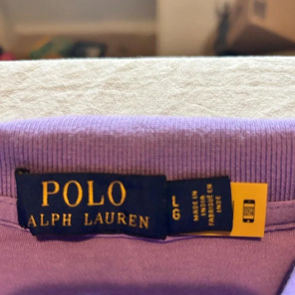 Polo Ralph Lauren purple polo shirt